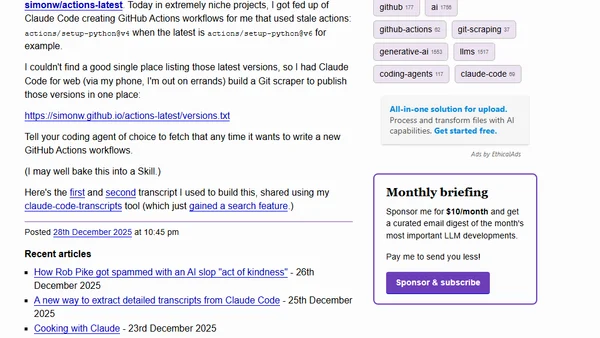 simonw/actions-latest