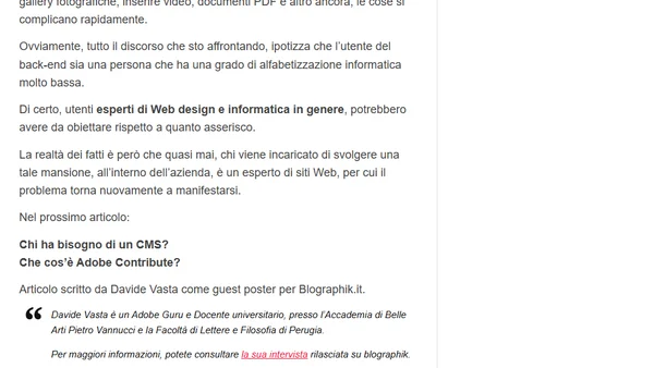 Quanti CMS Esistono e Come si Presenta l’Interfaccia? (seconda parte)