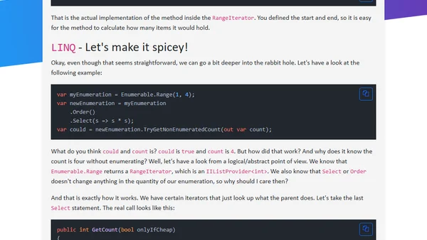 How does TryGetNonEnumeratedCount work?