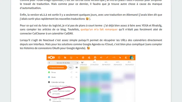 Le point sur mes projets : un lifting pour YOGA, la fin de Nautilus Terminal, diverses mises à jour pour CalCleaner et Rivalcfg