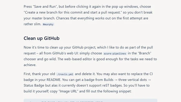 Python in Azure Pipelines, Step by Step