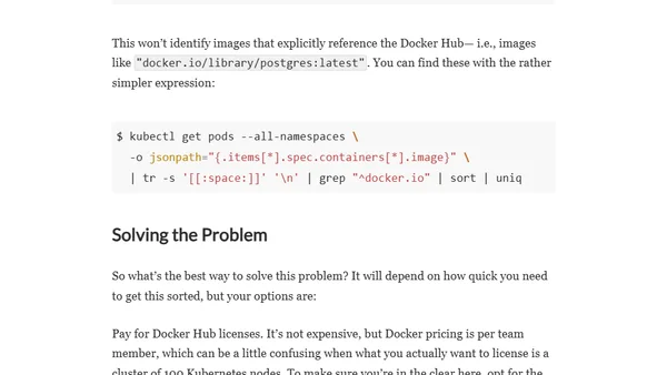 Dealing with Docker Hub Rate Limiting