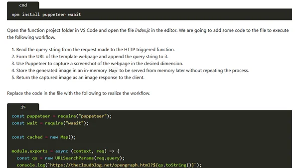 Generating Dynamic Open Graph Images with Azure Functions