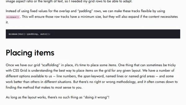 Building a Scrapbook Layout with CSS Grid