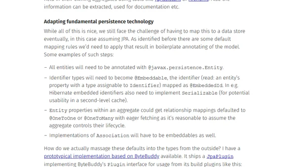 Implementing DDD Building Blocks in Java