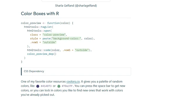 Little Inline Color Boxes