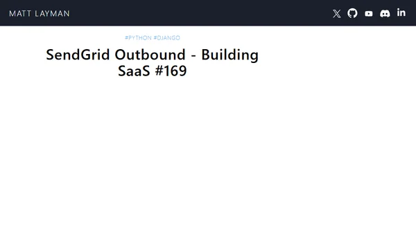 Deployment Checklist - Building SaaS #168
