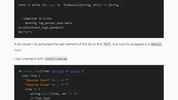 My First Impressions of Gleam
