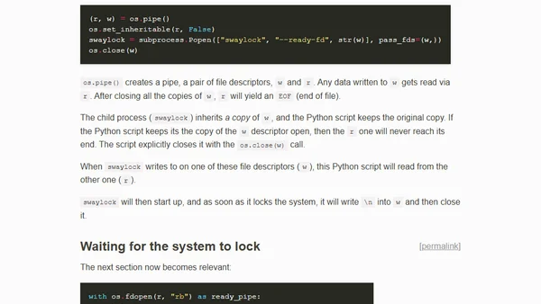 My 'lock-and-sleep' script
