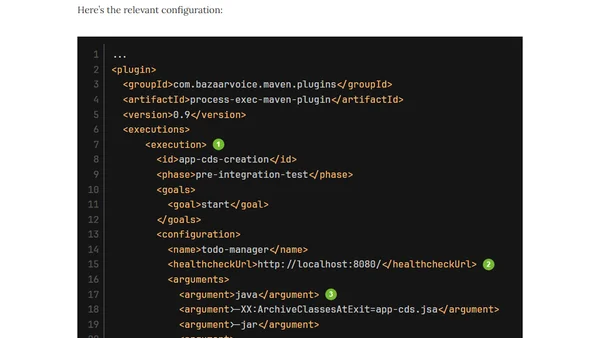 Building Class Data Sharing Archives with Apache Maven