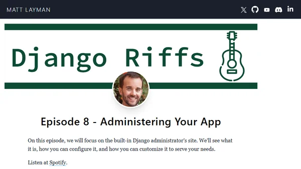 Episode 8 - Administering Your App