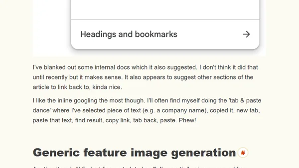 Ideas for my dream CMS
