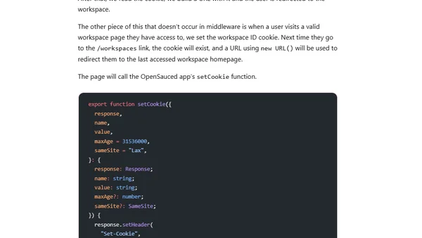 Stuck in the Middle with You: An intro to Middleware
