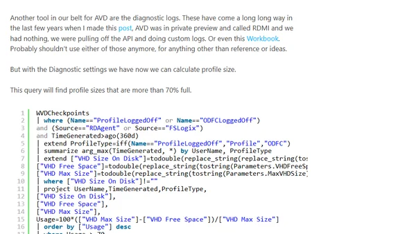 Find Full FSLogix Profiles