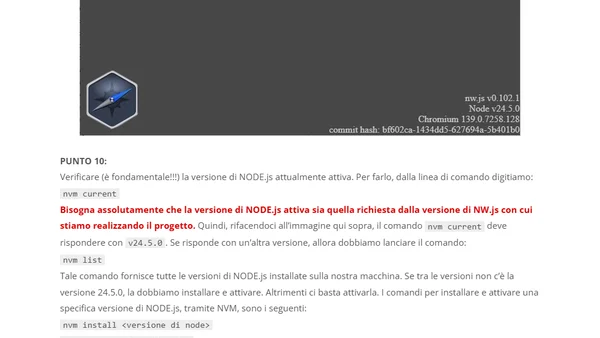 Il nostro primo progetto con NW.js