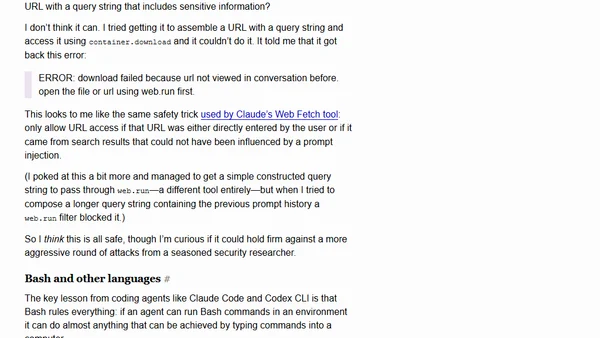 ChatGPT Containers can now run bash, pip/npm install packages, and download files