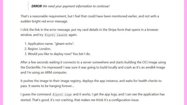 Test driving fly.io with Gleam
