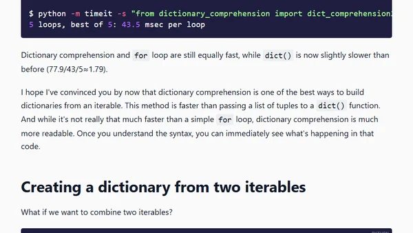 Dictionary Comprehension