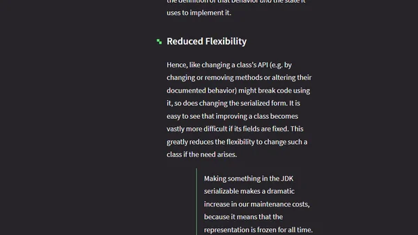 Concepts of Serialization