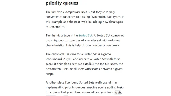 My DynamoDB Wish List