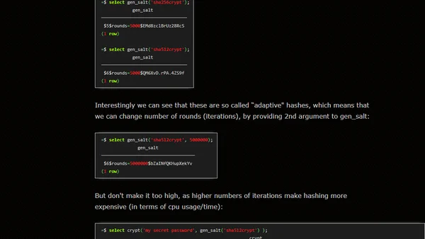 Waiting for PostgreSQL 18 – Add modern SHA-2 based password hashes to pgcrypto.