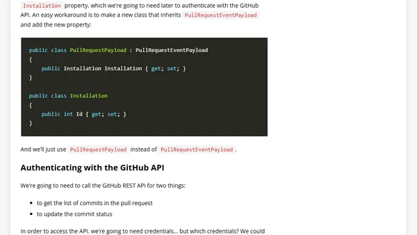 Writing a GitHub Webhook as an Azure Function