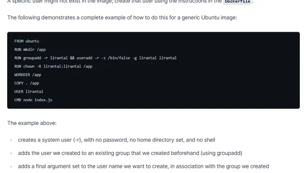 How to securely build Docker images for Node.js