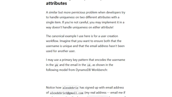 Understanding DynamoDB Condition Expressions