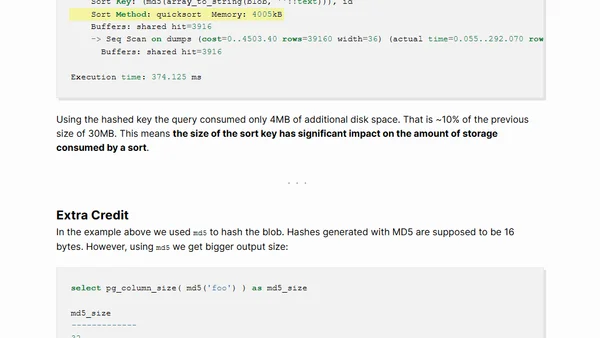 How We Solved a Storage Problem in PostgreSQL Without Adding a Single Byte of Storage