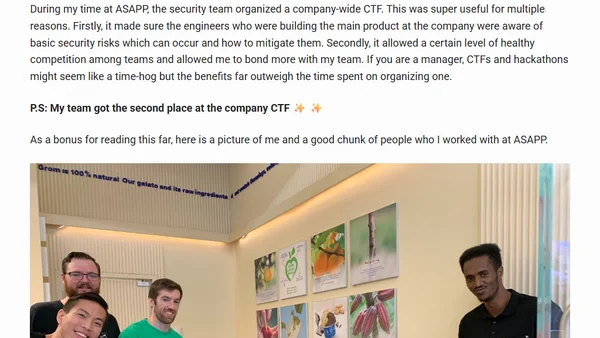 My Internship Experience at ASAPP