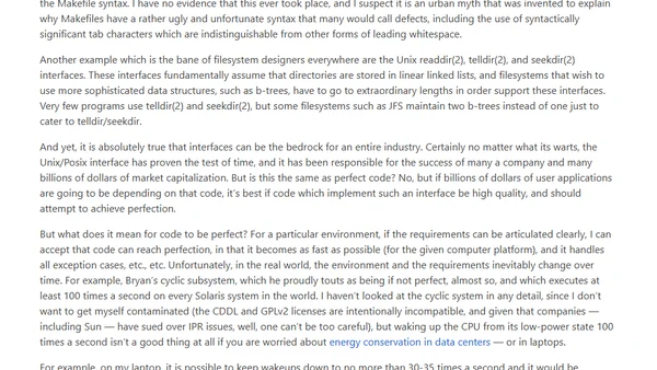 Does perfect code exist? (Abstractions, Part 1)