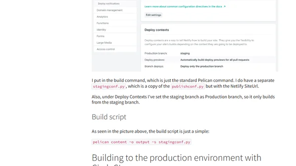 How I set up and work with this website