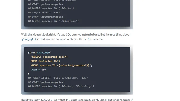 Getting started with SQL with R