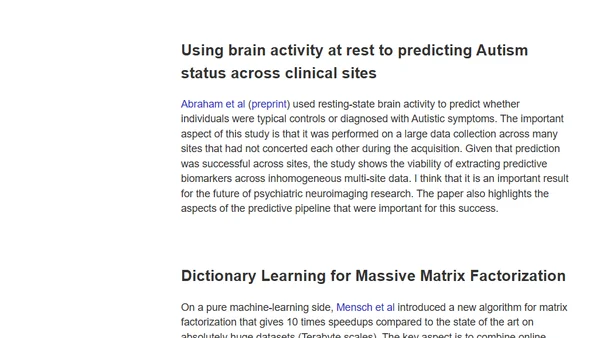 Our research in 2016: personal scientific highlights