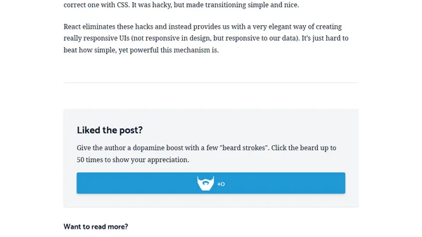 What I Love About React #1