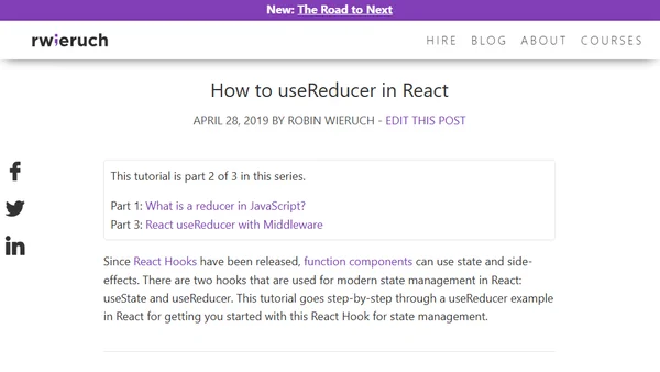 How to useReducer in React