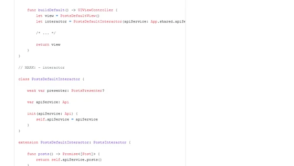 VIPER best practices for iOS developers