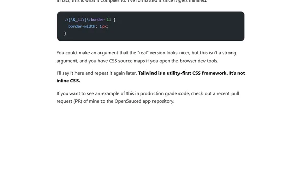 Challenging the Skeptics: Unveiling the Undeniable Goodness of Tailwind CSS