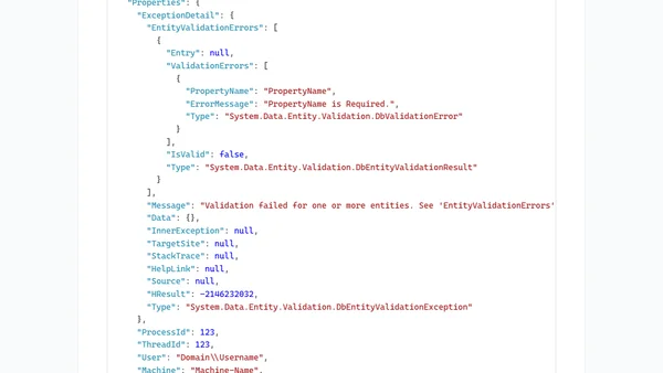 Logging with Serilog.Exceptions