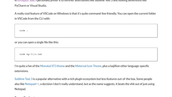 8 helpful tools for programming on Windows