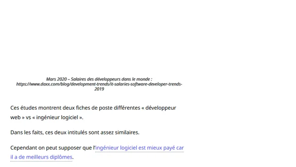 Le salaire d’un développeur web : Combien espérer ?