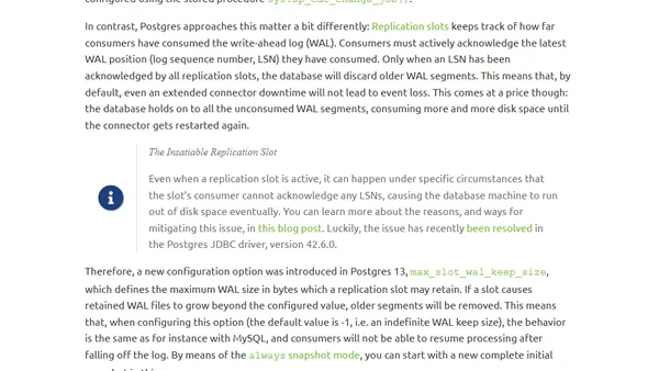 Can Debezium Lose Events?