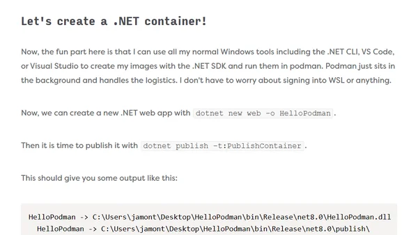 Developing & Working with .NET Containers on Windows ARM Devices