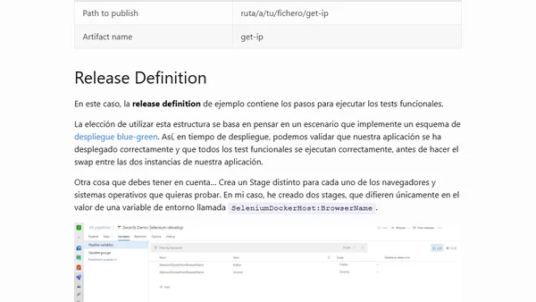 Azure DevOps | Ejecutar tests funcionales con Selenium y Docker (3/3)