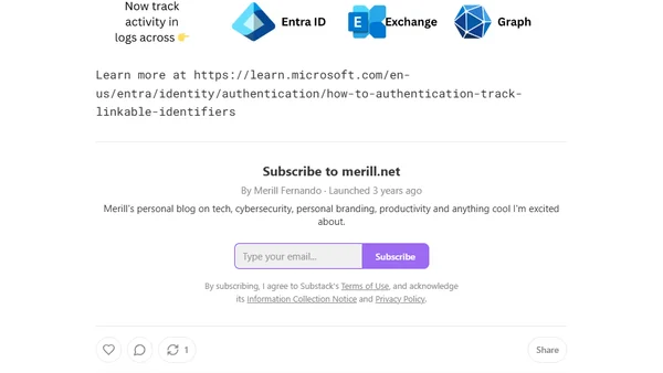 Linkable identifiers in Microsoft Entra ID logs