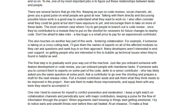 FOSS contributor tracks
