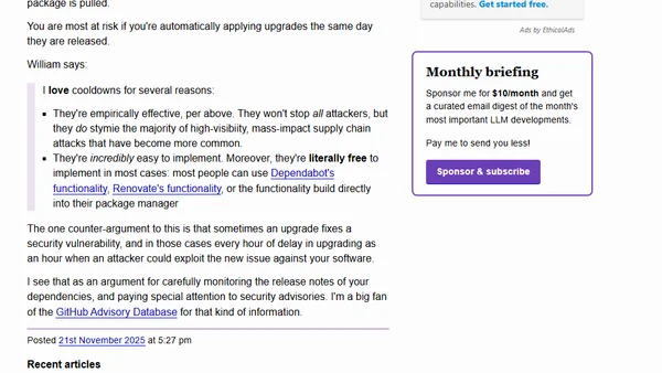 We should all be using dependency cooldowns
