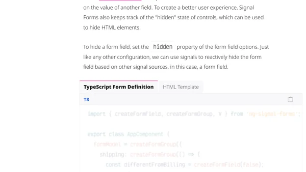 Bringing the power of Signals to Angular Forms with Signal Forms