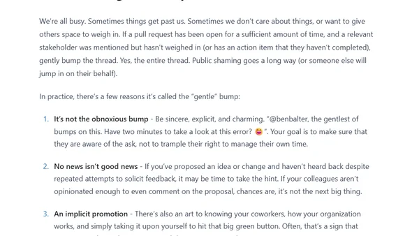 15 rules for communicating at GitHub