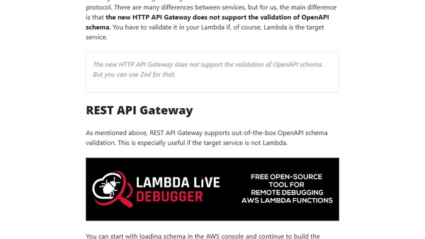 OpenAPI + Zod + API Gateway + SST = Turbo Productivity